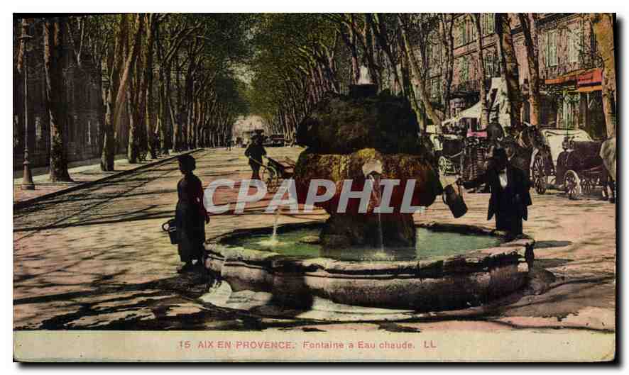 Aix-en-Provence — Hot Water Fountain — LL