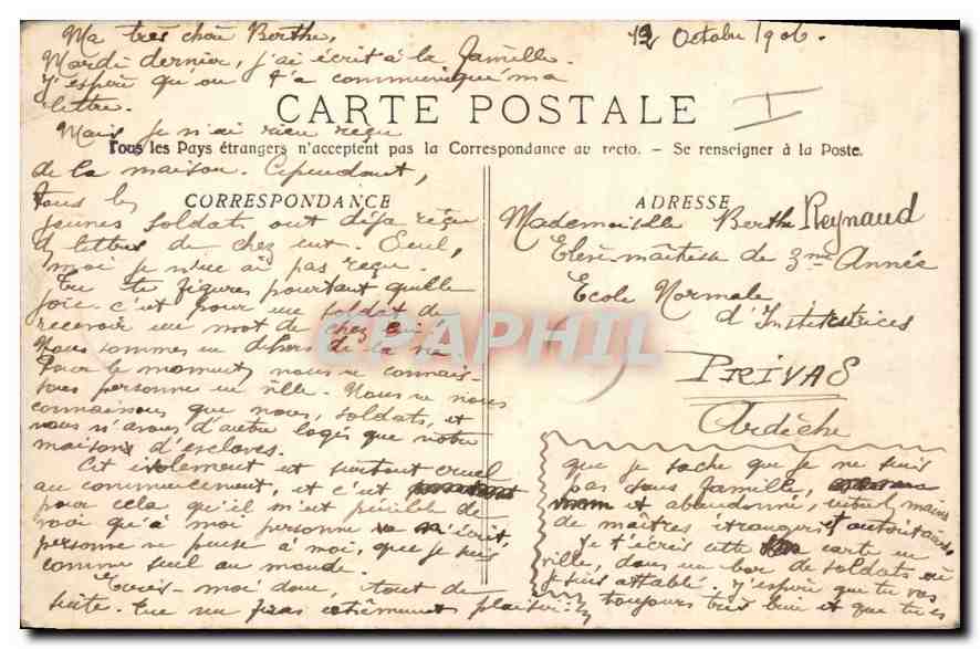 Aix-en-Provence — Monumentale Fontäne — Sammlung Jaussaud, Nr. 120 — Rückseite