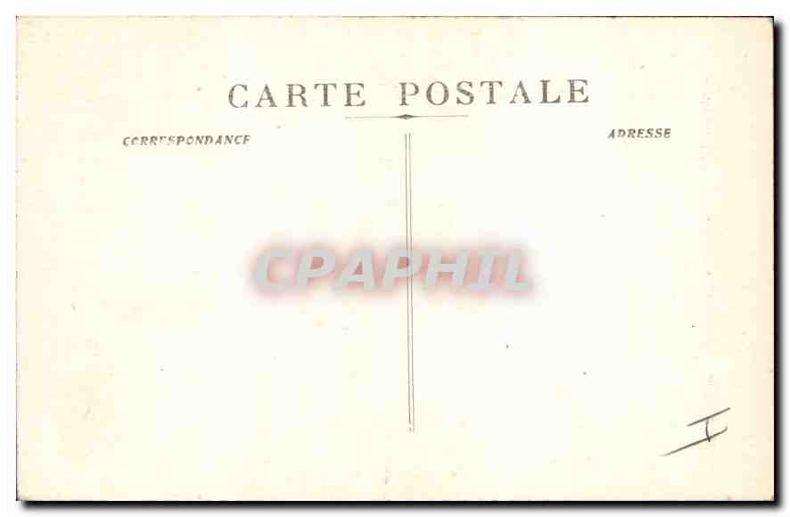 CPA Aix en Provence Fontaine des 4 Dauphins et Rue Cardinale  — Verso