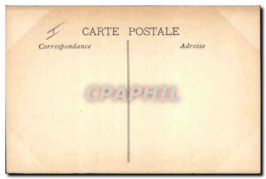 Aix-en-Provence — Fontaine des 4 Dauphins, rue Cardinale — C. M. photo Guittard — Rückseite