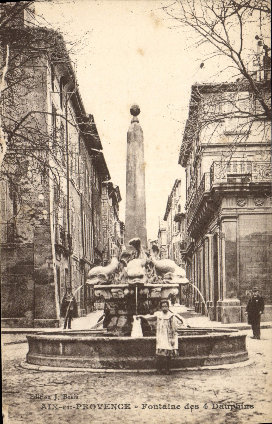 AIX-en-PROVENCE - Fontäne der vier Delfine — Edition J. Bouis