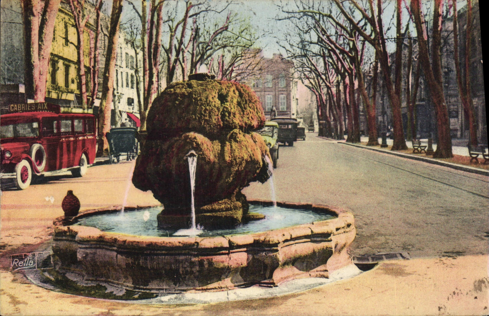 CPA Aix en Provence la Fontaine d'eau chaude 
