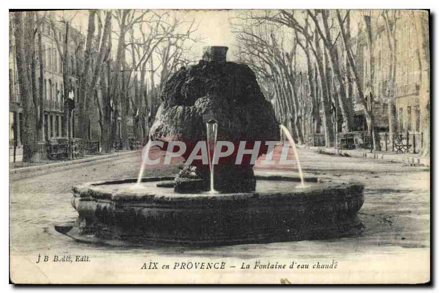 AIX en PROVENCE — Die Warmwasserquelle — JB Badié, Edit.