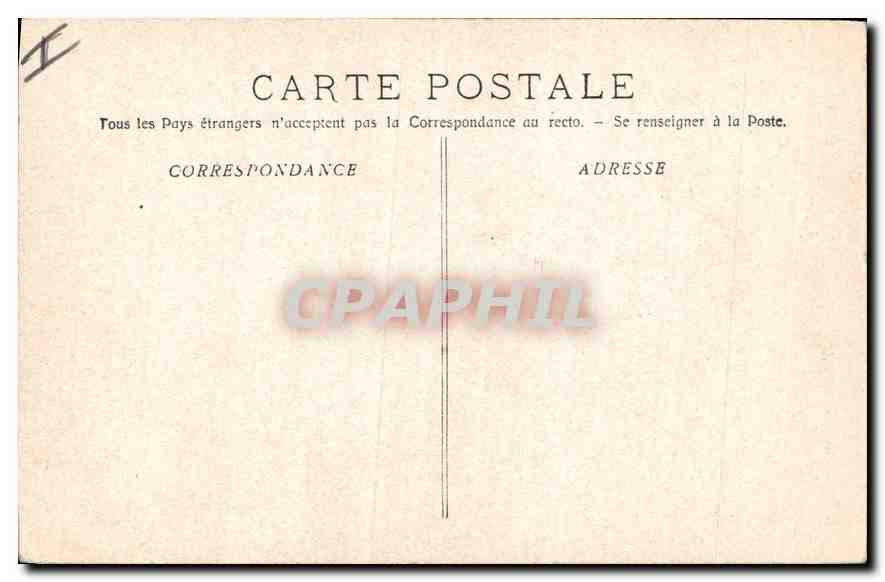 Aix-en-Provence — Fontaine des 4 Dauphins — Lycée Mignet — Collection Jaussaud, n°8 — Verso