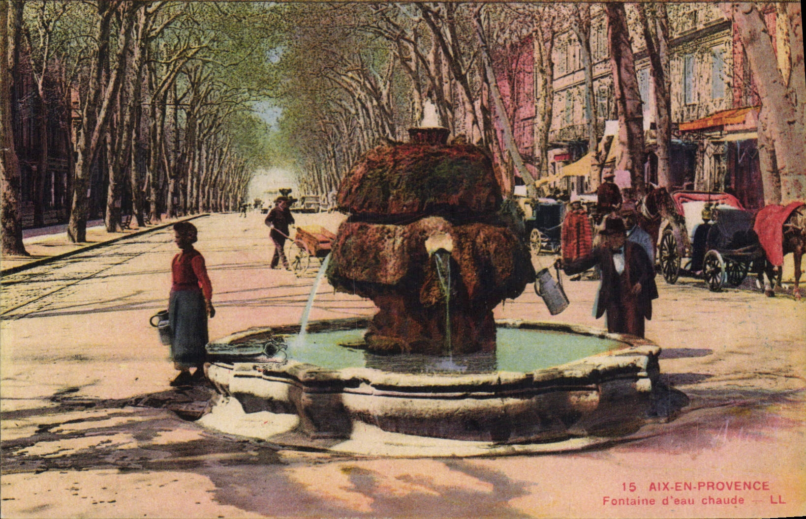 Aix-en-Provence — Quellbrunnen — LL