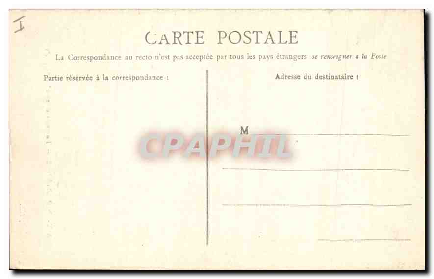 CPA Aix en Provence Fontaine d'eau chaude  — Rückseite