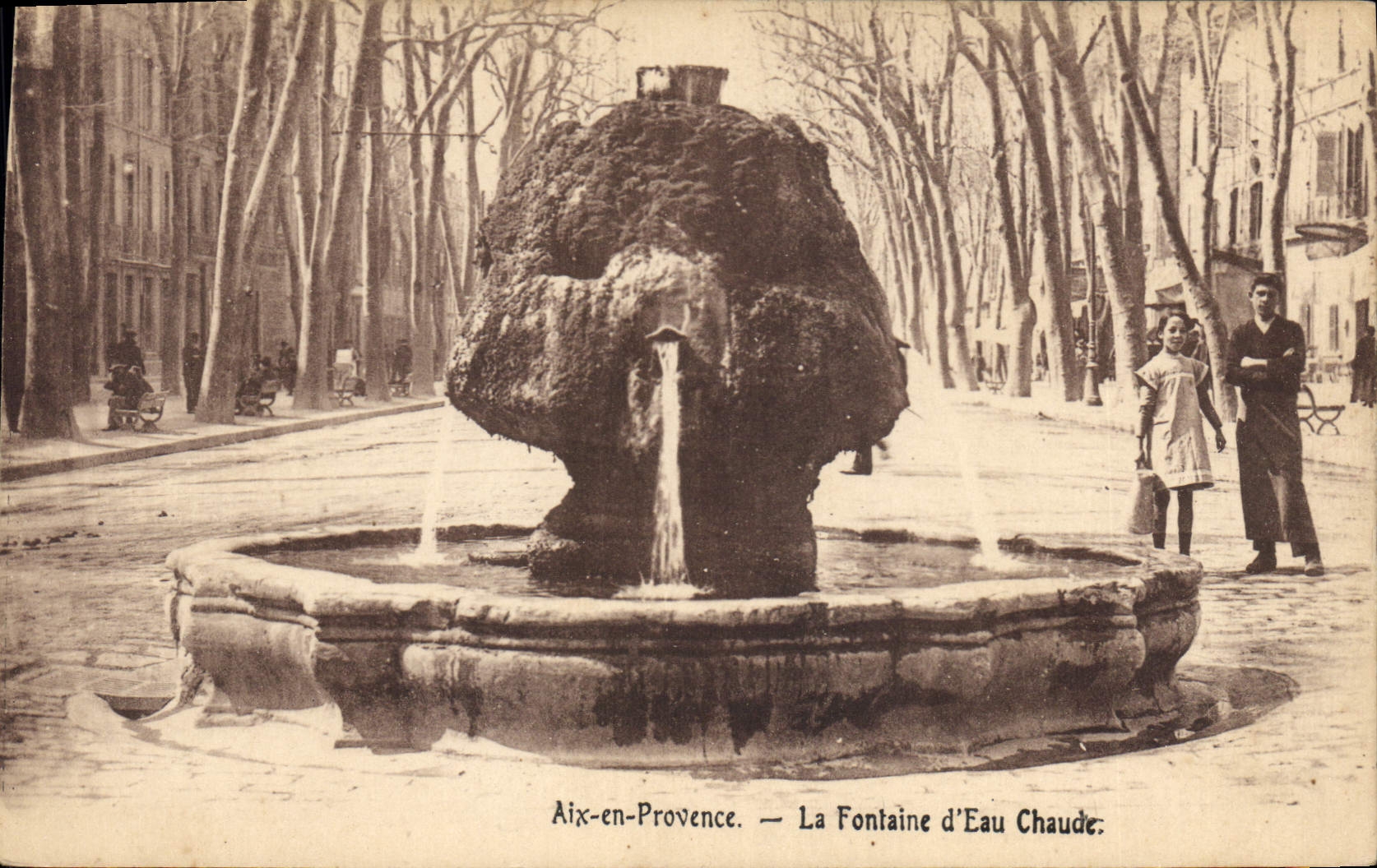 Aix-en-Provence — La Fontaine d'Eau Chaude.