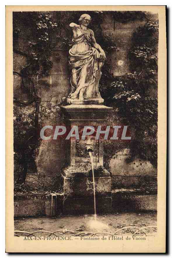 Aix-en-Provence — Fontaine de l'Hôtel de Vacon — Édito-Iluzet
