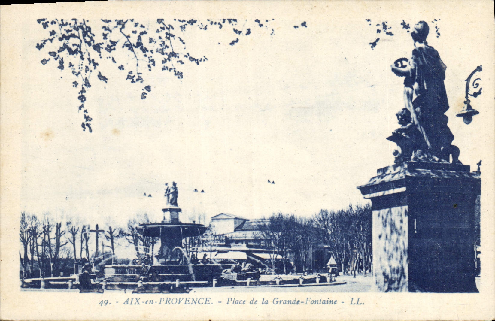 AIX-en-PROVENCE — Place de la Grande-Fontaine — LL. n°49