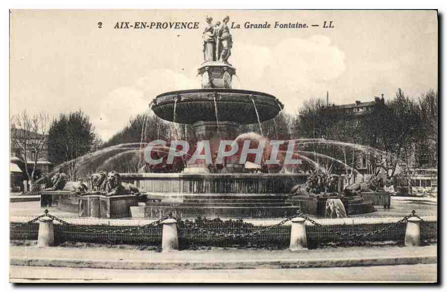 Aix-en-Provence — La Grande Fontaine — LL