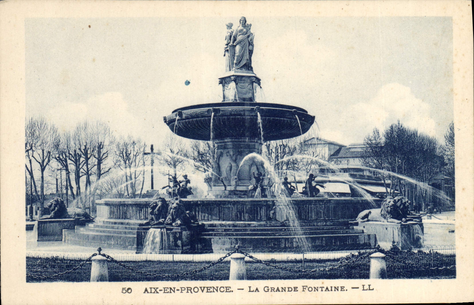 Aix-en-Provence — La Grande Fontaine — LL