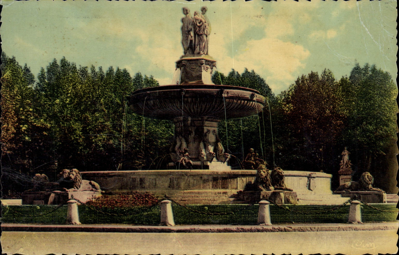 La Grande Fontaine - Place de la Rotonde - Aix-en-Provence