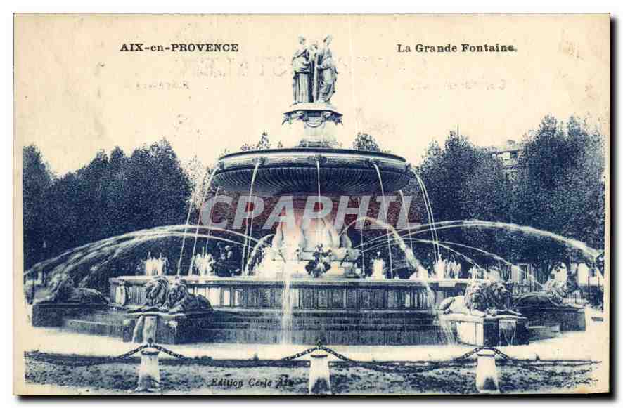 AIX-en-PROVENCE — La Grande Fontaine — Édition Cercle Aix