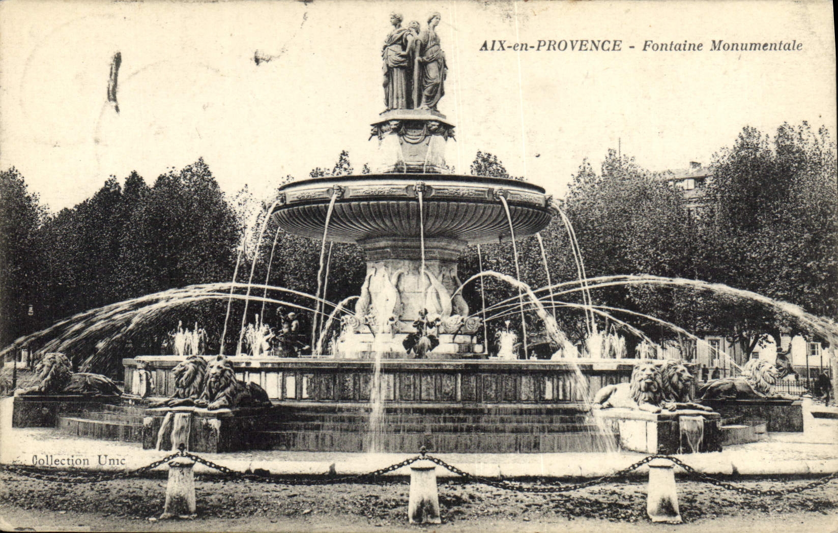 AIX-EN-PROVENCE - Monumental Fountain — Unique Collection
