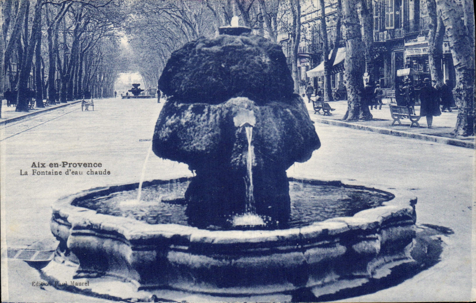 Aix-en-Provence — La Fontaine d'eau chaude — Édition Paul Maurel
