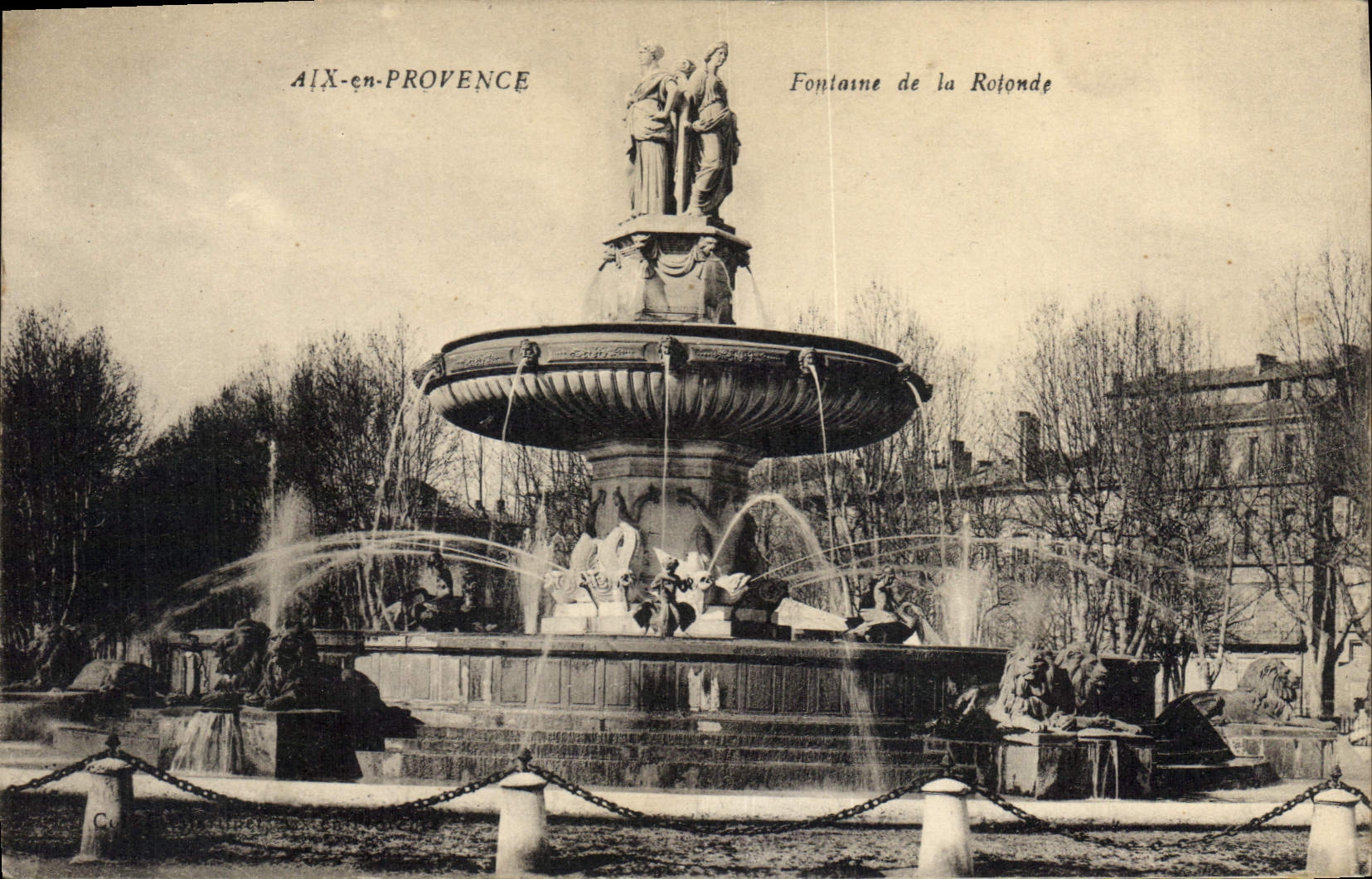 Aix-en-Provence — Fontaine de la Rotonde — Publisher Unidentified