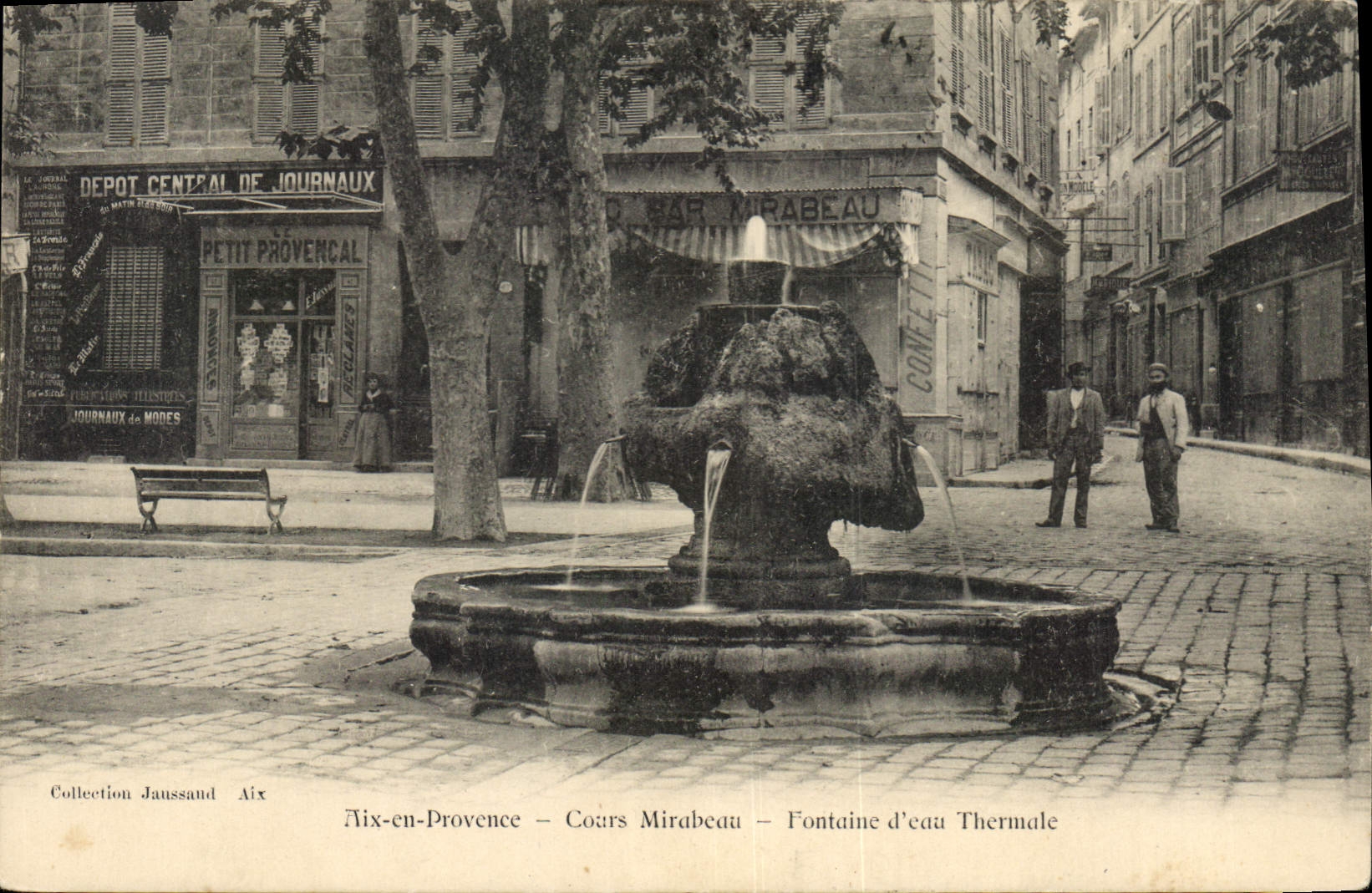 Aix-en-Provence — Coars Mirabeau — Thermal Fountain