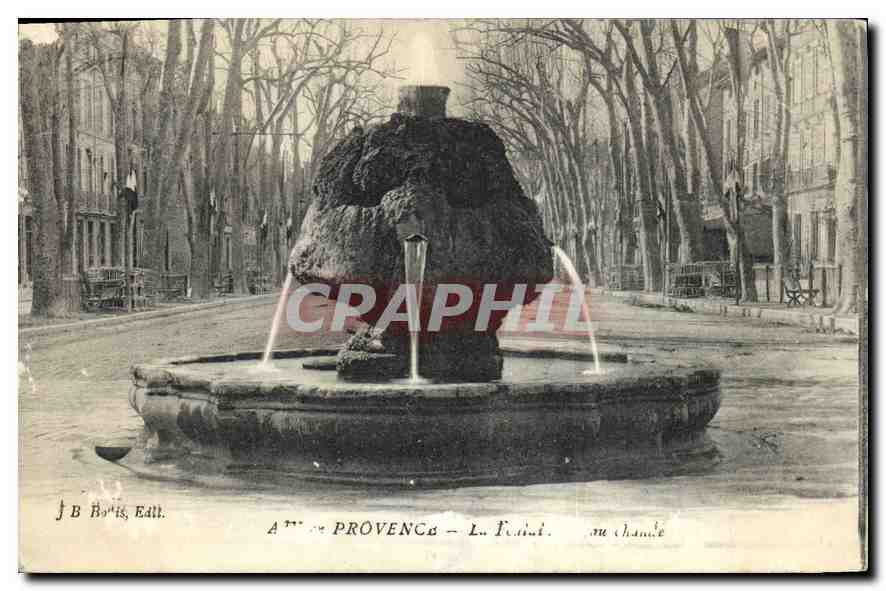 Aix-en-Provence — Die Fontaine — J.B. Boris, Edit.