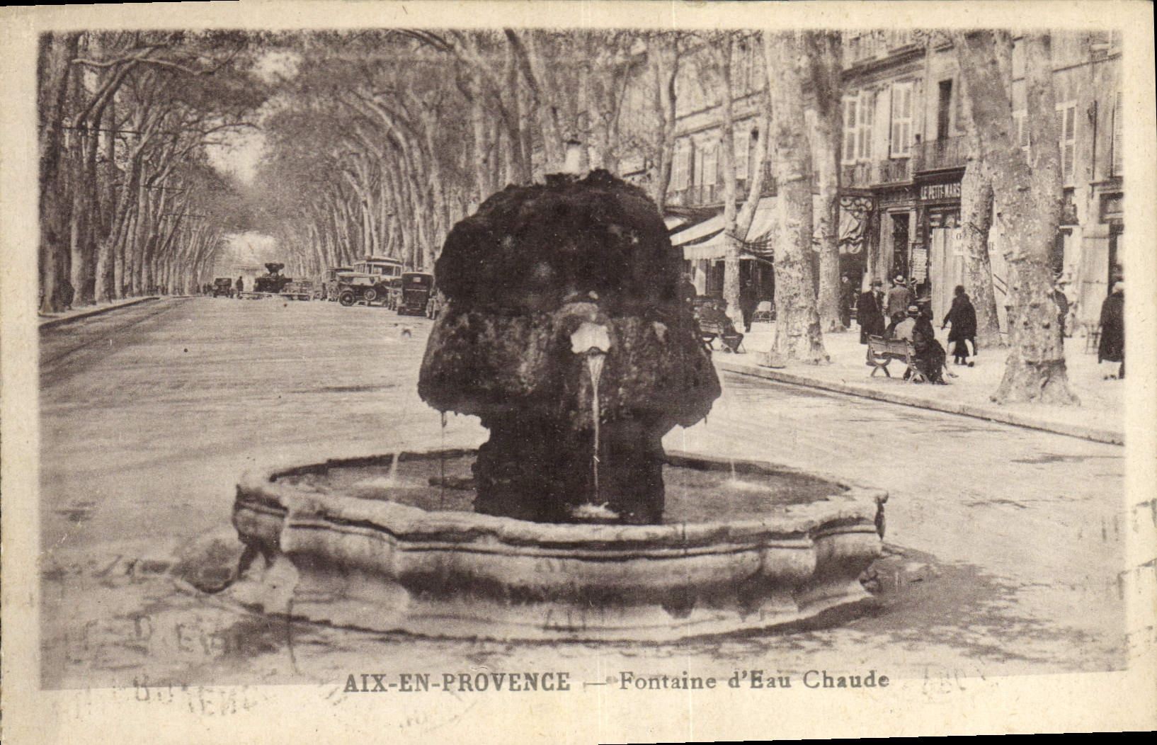 Aix-en-Provence — Fontaine d'Eau Chaude — Éditeur non identifié, n° de série non visible