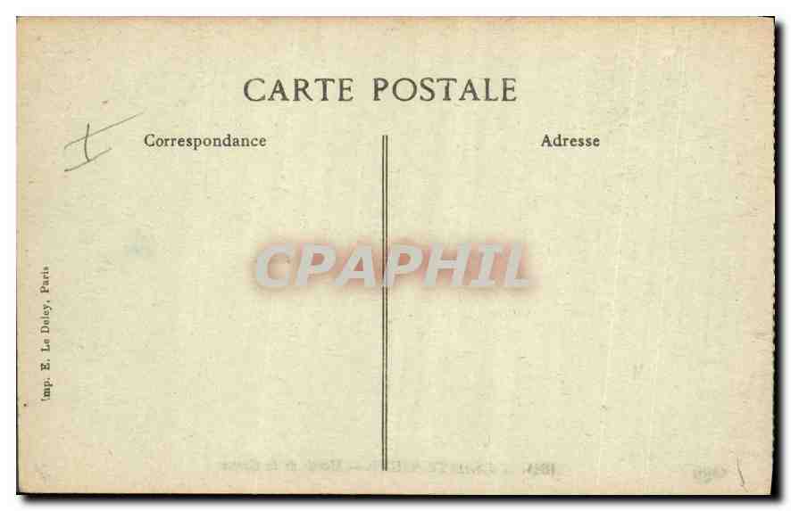 CPA La Sainte Baume Montee de la Grotte  — Verso