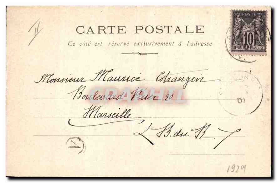 La Sainte-Baume — Montée du Saint-Pilon — Éditeur non identifié — Rückseite