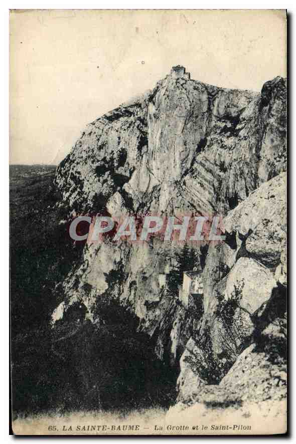 La Sainte-Baume — Die Höhle und der Heilige Pilon — unbekannter Verleger, Nr. 65