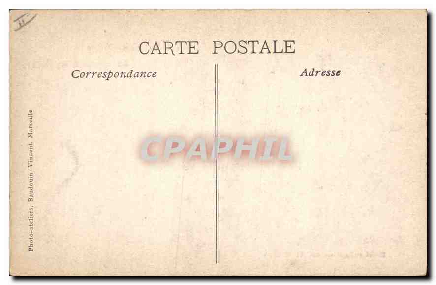 CPA La Sainte Baume La Montee de la Grotte  — Rückseite