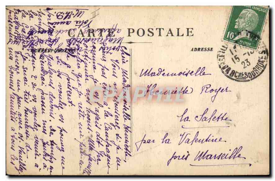 La Sainte-Baume - La Forêt (Le Canapé) — St-Zacharie (Var) — éditeur non identifié, n° 13 — Verso
