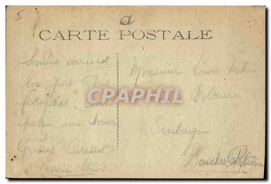 CPA La Ste Baume L'Oratoire — Achterkant