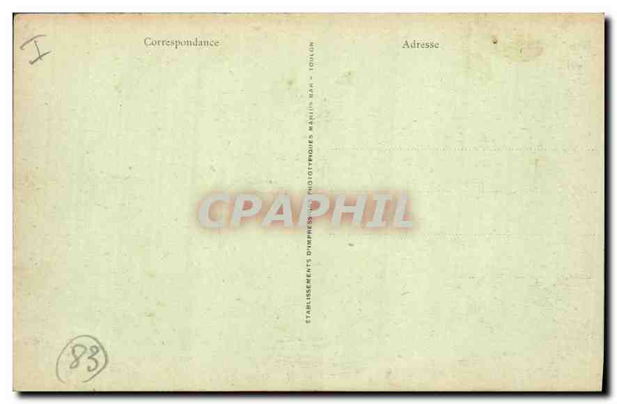 La Sainte-Baume: Allgemeiner Blick — Verlag: Etablissements Dimmies et Phototypies Ménil - Toulouse — Rückseite
