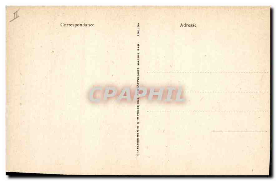 La Sainte-Baume — Allgemeiner Blick — Verlag: Manius Bar Phototypische Einrichtungen, Toulon — Rückseite