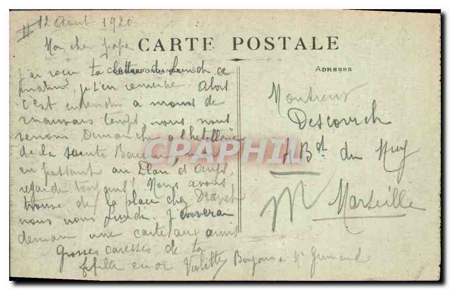 La Sainte-Baume — General View — Anonymous Publisher, No. 17 — Back