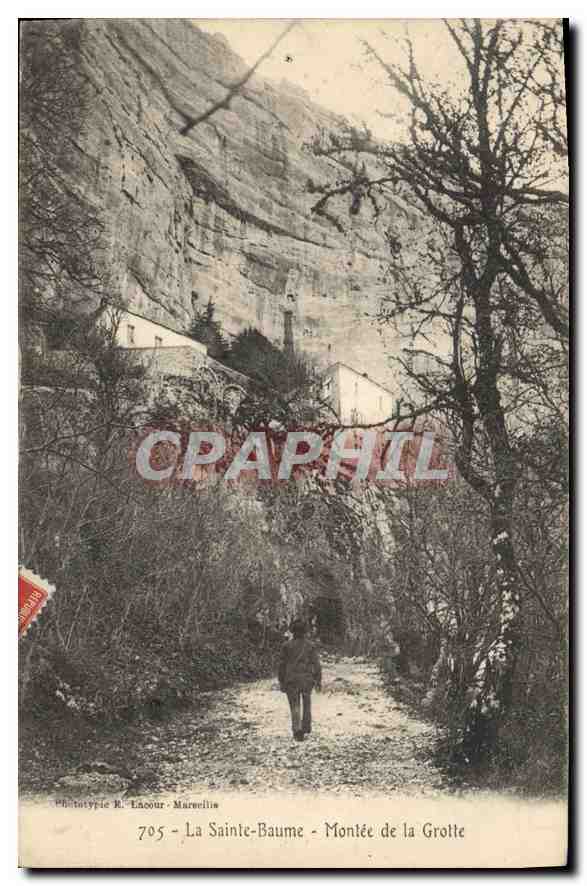 CPA La Sainte Baume Montee de la Grotte 
