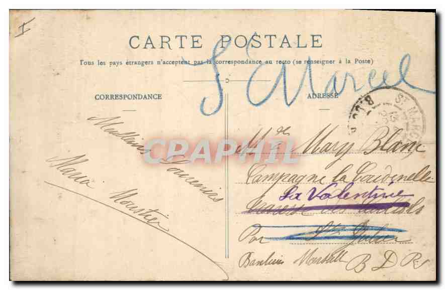 St. BAUME — St. Pilon — publisher Marseille — Back