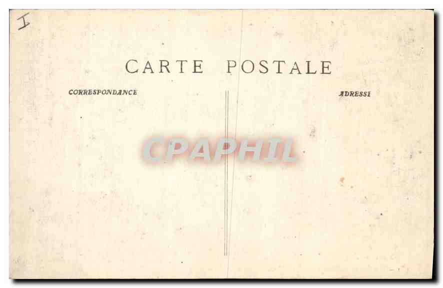 La Sainte-Baume - La Fôret (Le Canapé) — P. Ruat, édit., Marseille — n° 481 — Verso