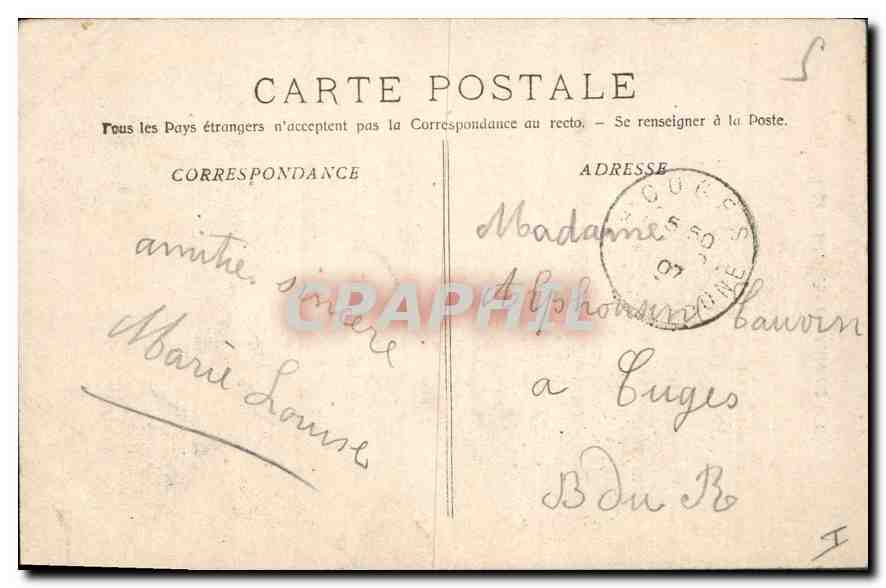La Sainte-Baume - Arrivée à la Grotte — Phototypie E. Lâcour, Marseille, n° 905 bis — Verso