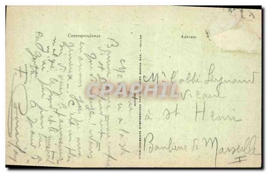 La Sainte-Baume : L'Oratoire — n°56 — Éditeur : Tarbes-Impr. d'Impressions — Verso