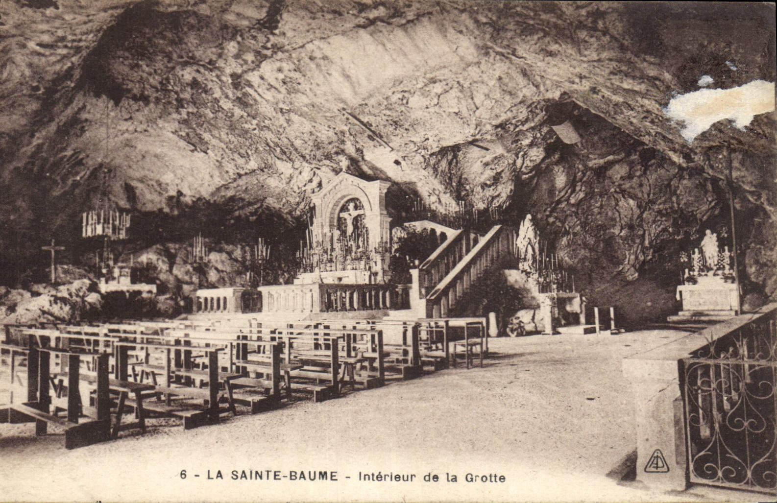 La Sainte-Baume — Intérieur de la Grotte — Éditeur non identifié, n°6