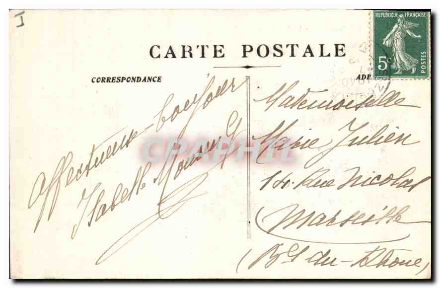 La Sainte-Baume — Le Saint-Pilon — Éditeur inconnu, n°4 — Verso