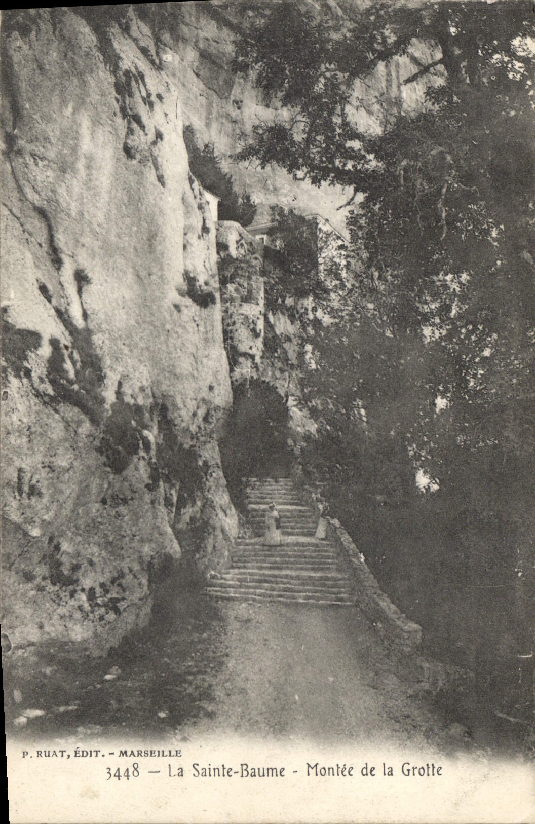 La Sainte-Baume - Aufstieg zur Höhle — P. Ruat, Verlag - Marseille, n°3448