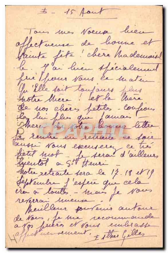 La Sainte-Baume - Die Höhle und St-Pilon — n°6 — Verlag nicht sichtbar — Rückseite