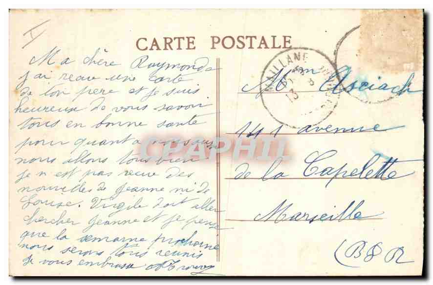 La Sainte-Baume — Entrance to the Cave — Percival Tremellat, tabacs — Back