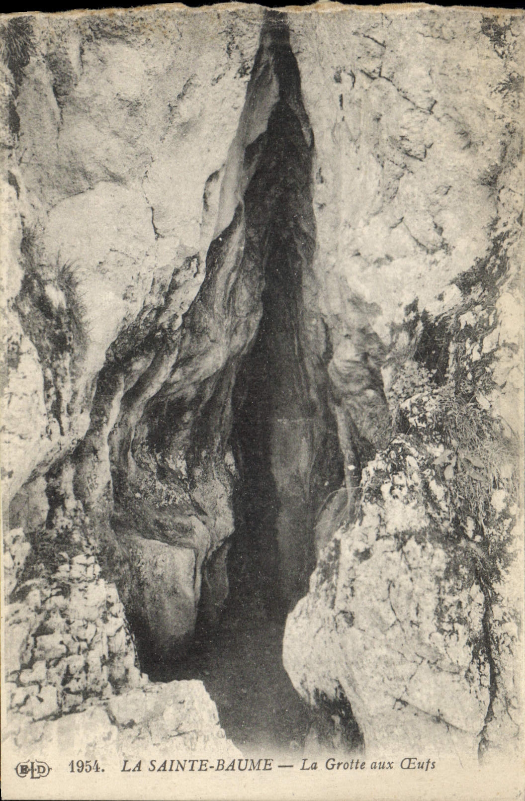 La Sainte-Baume — Die Eierhöhle — Verlag B.D. n° 1954