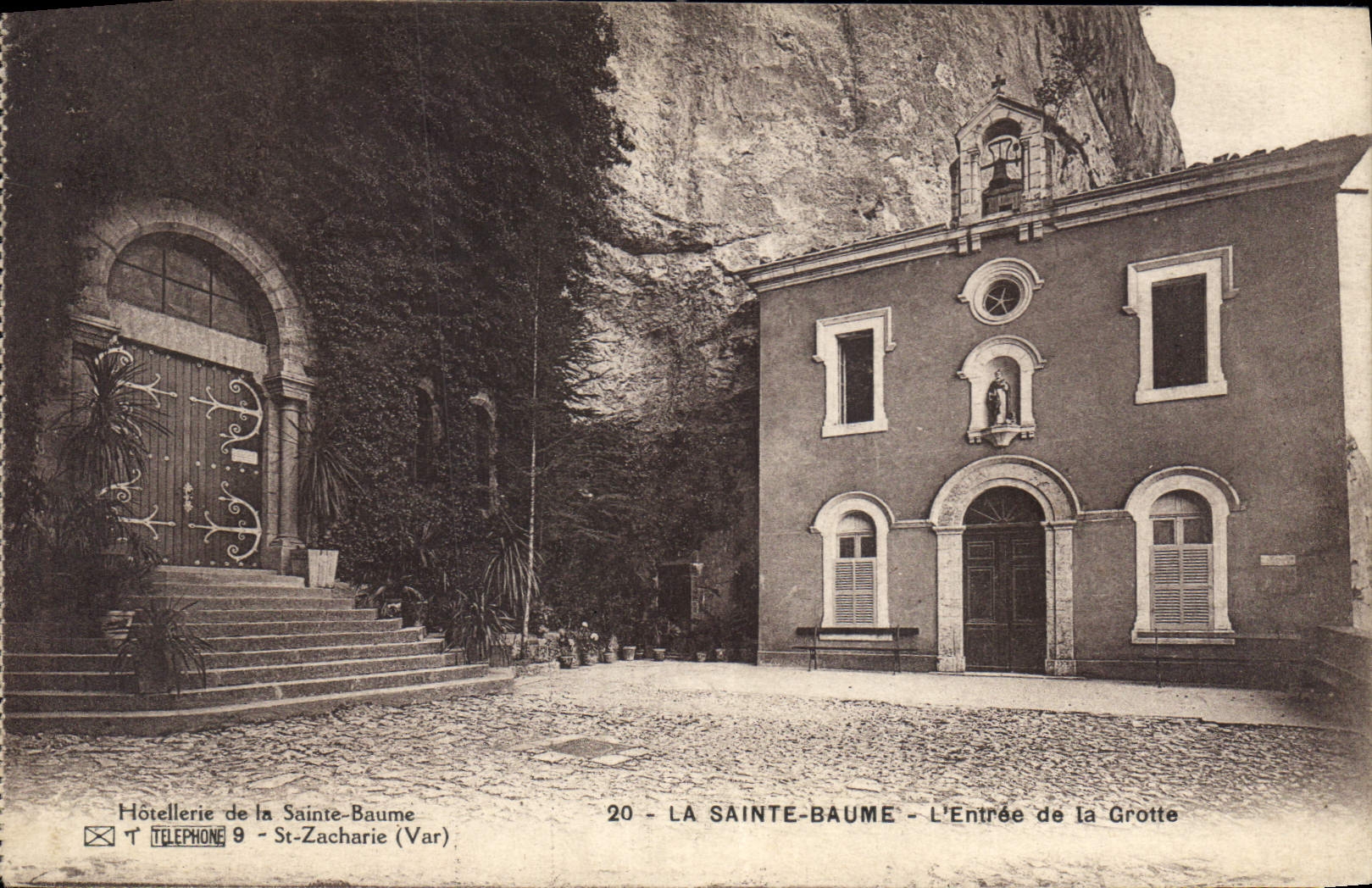 Sainte-Baume - Entrance to the Cave — Hôtellerie de la Sainte-Baume, St-Zacharie (Var)
