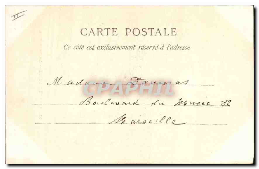 CPA Sainte Baume Le Saint Pilon  — Verso