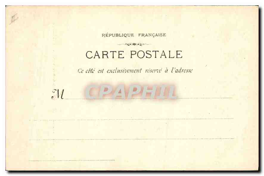 CPA La Sainte Baume Chemin conduisant a la Grotte  — Verso