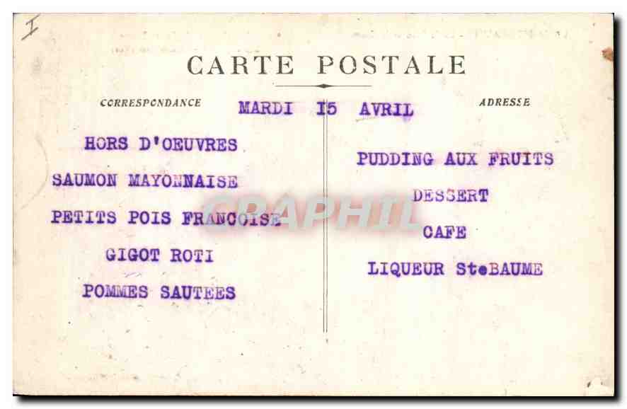 CPA La Sainte Baume Le St Pilon et la Grotte  — Verso