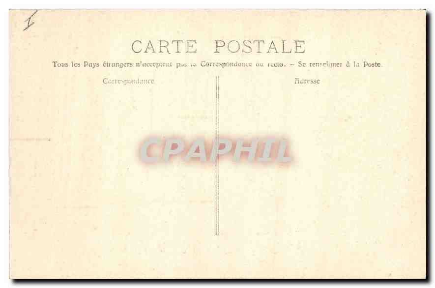 CPA La Sainte Baume Entree de la Grotte  — Verso