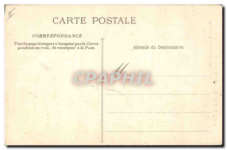CPA La Sainte Baume Montee de la Grotte  — Verso