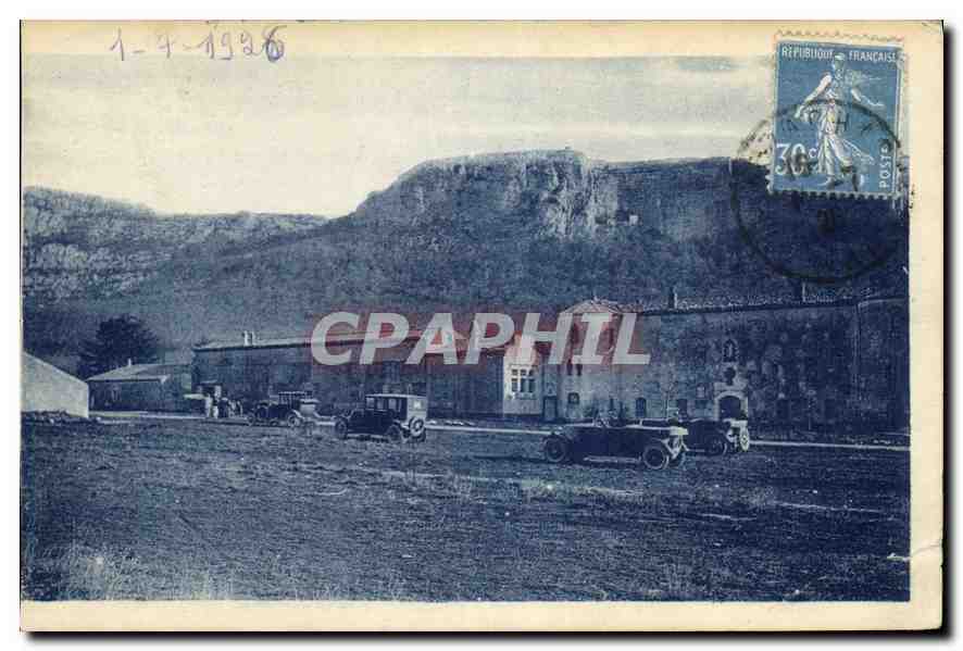 La Sainte-Baume — Vue du site avec véhicules — éditeur inconnu